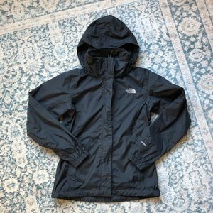 North Face Black Rain Jacket